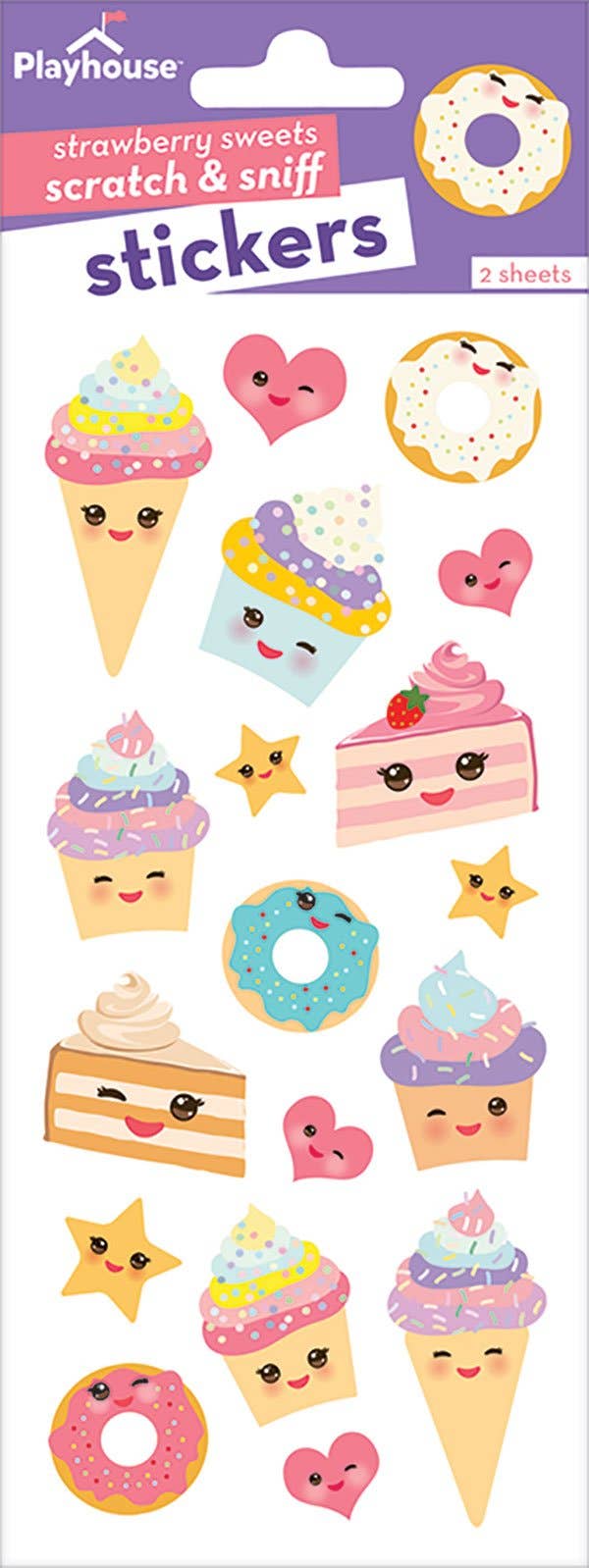 Kawaii Sweets Scratch & Sniff Stickers