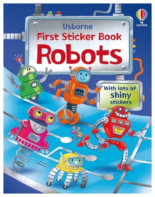 First Sticker Books Robots: Usborne