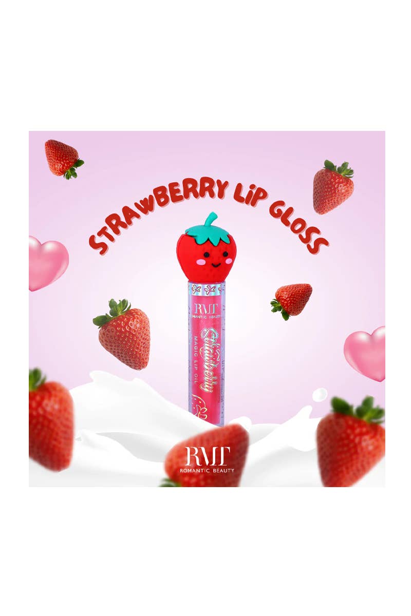 Romantic Beauty L7154 Strawberry Magic Lip Gloss - 24pc