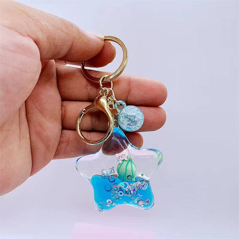12096 Star Animal Floaty Key Charm