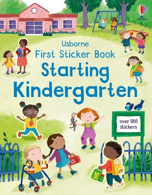 First Sticker Book Starting Kindergarten : Usborne