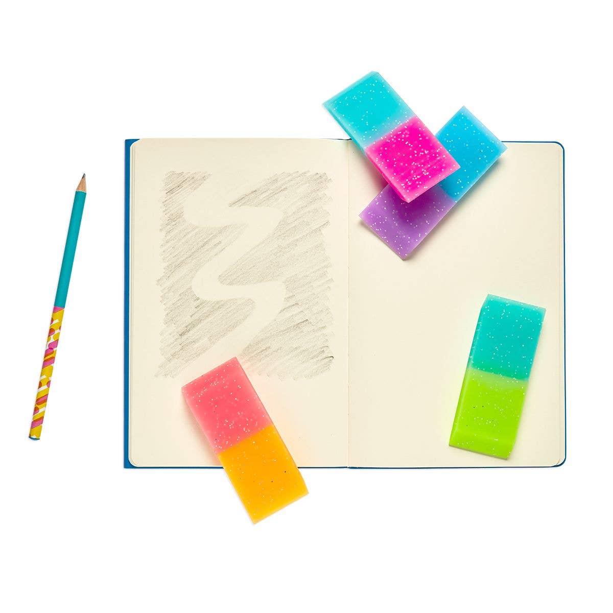 Oh My Glitter! Jumbo Erasers
