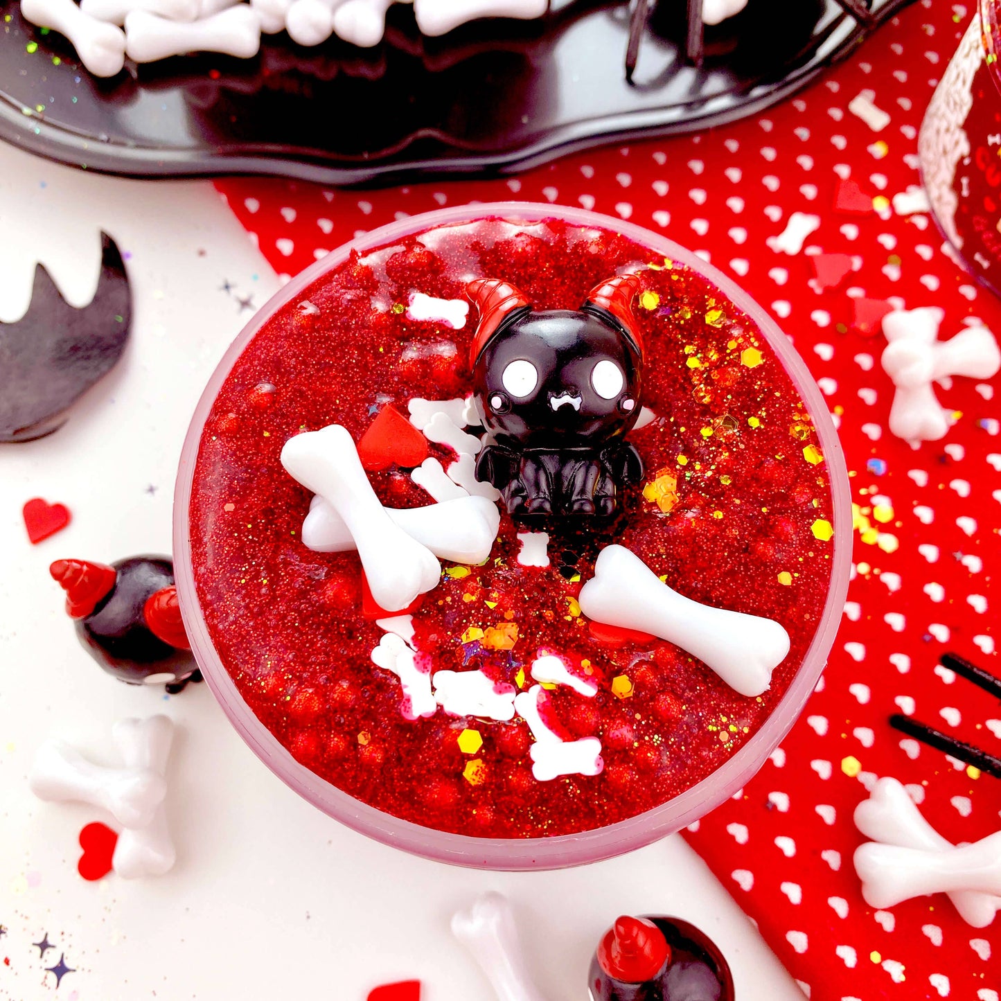 Cute To The Bone Glitter Slime