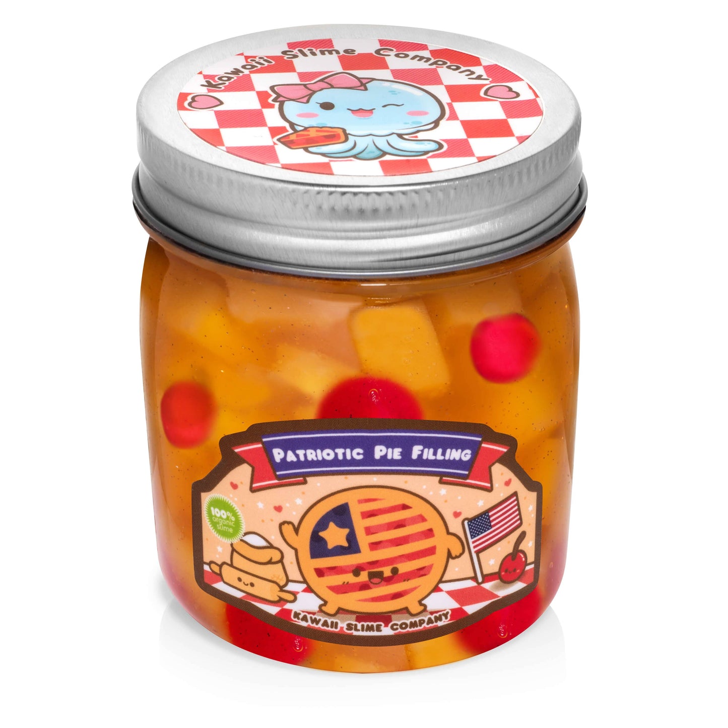 Patriotic Pie Filling Jelly Cube Slime (5pcs/case)