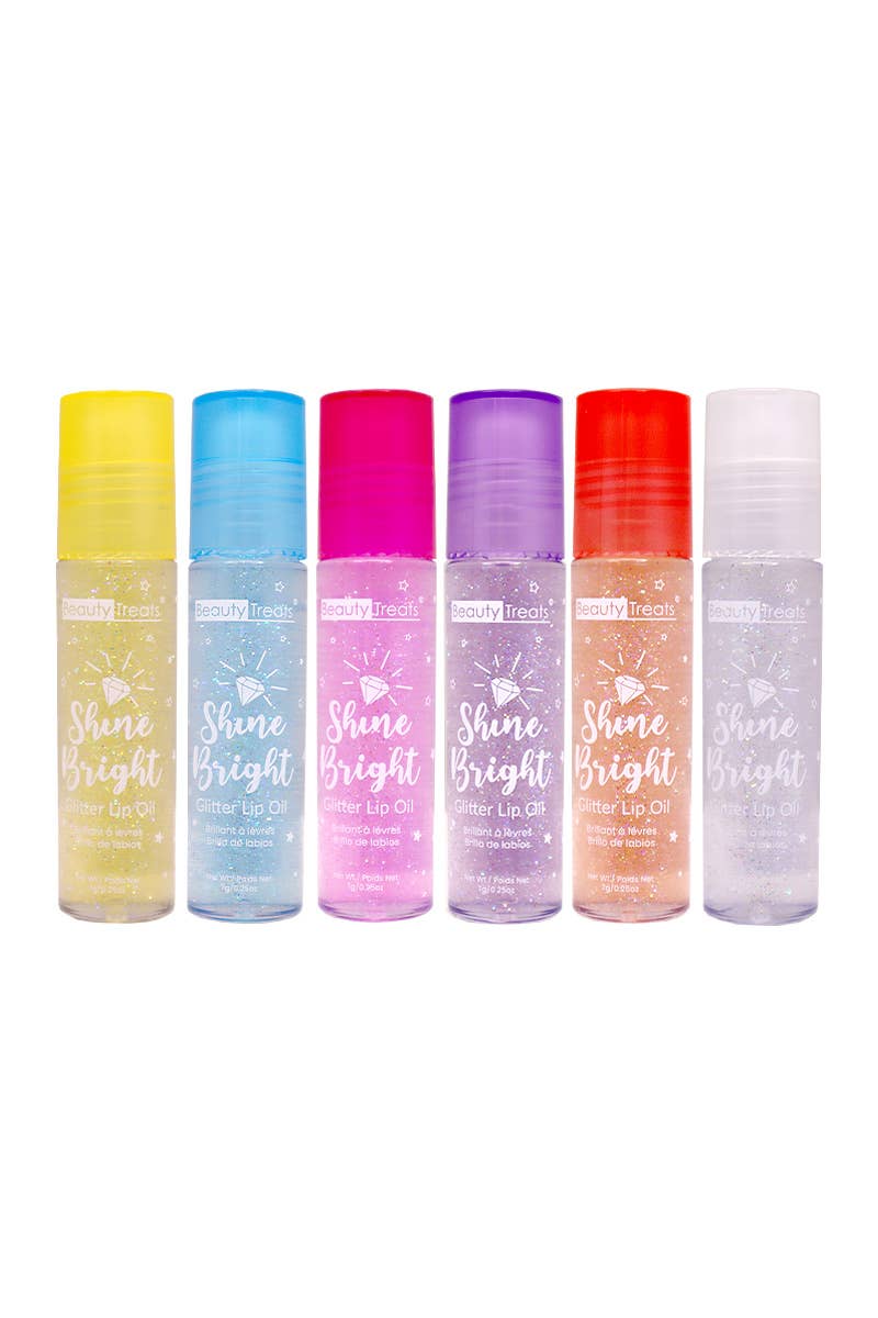 Beauty Treats 502G Shine Bright Glitter Lip Oil - 36pc