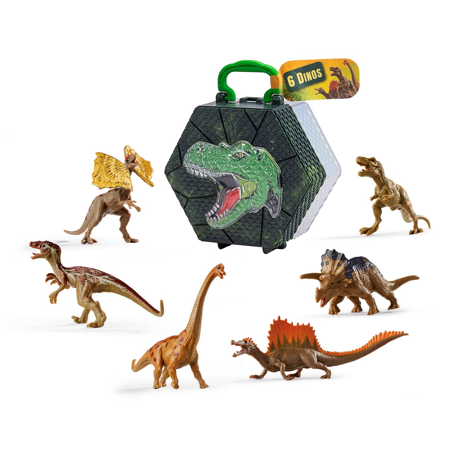 Simba Dickie - Dinosaurs in Carry Case (travel-friendly)
