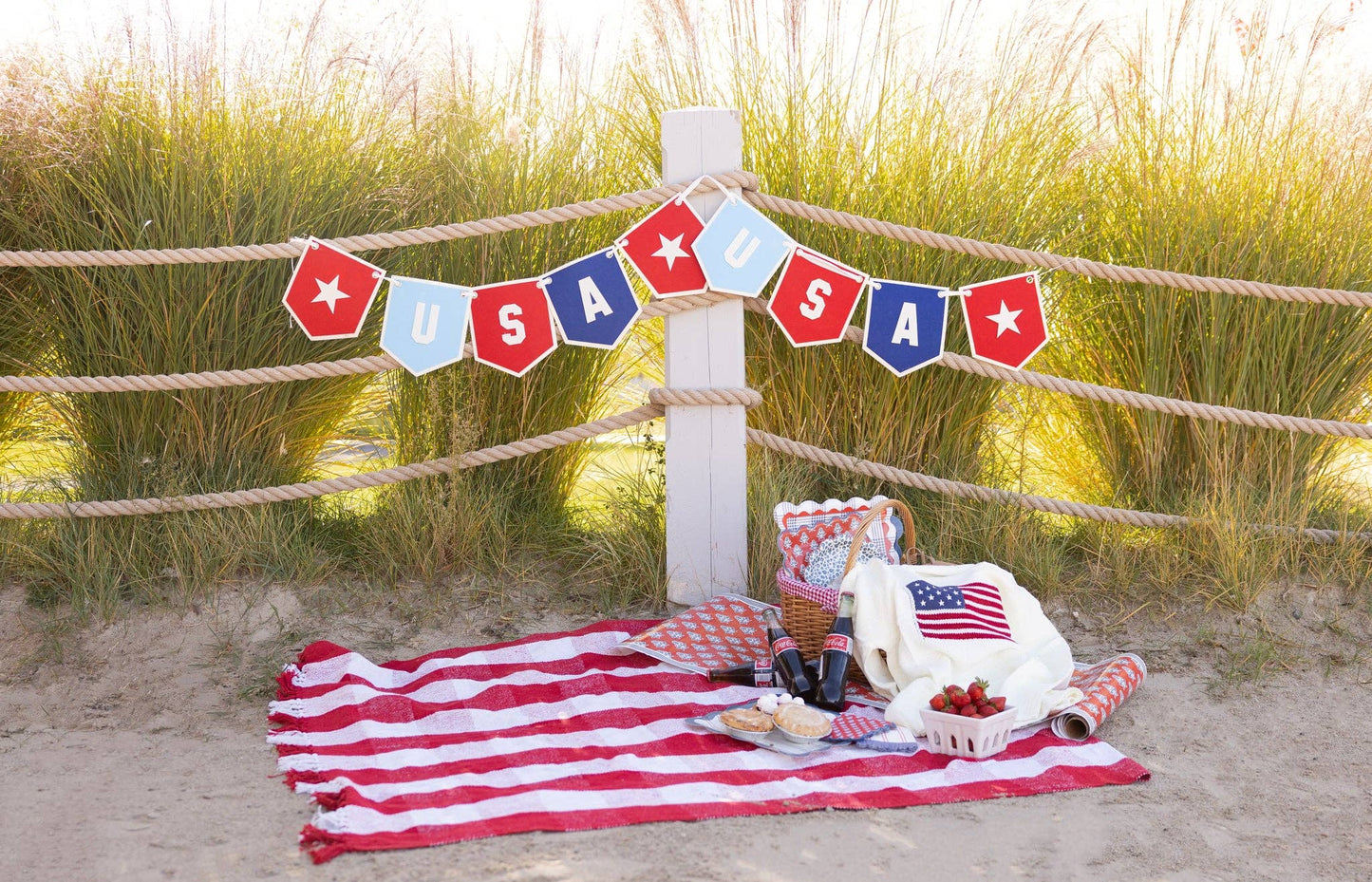 HAM1202 - USA Oversize Felt Banner
