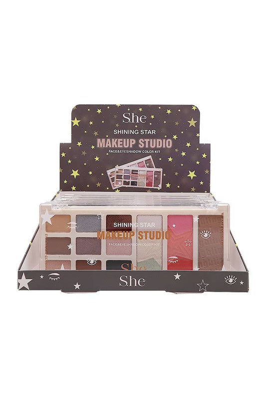 Makeup She FP1035 Shining Star Face & Shadow Color Kit - 6