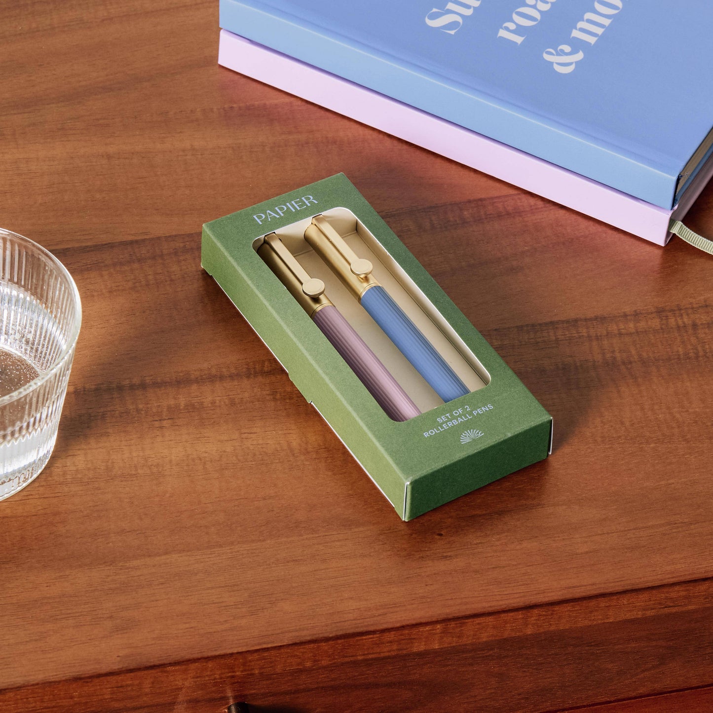 Groove Metallic Rollerball Pen Set of 2