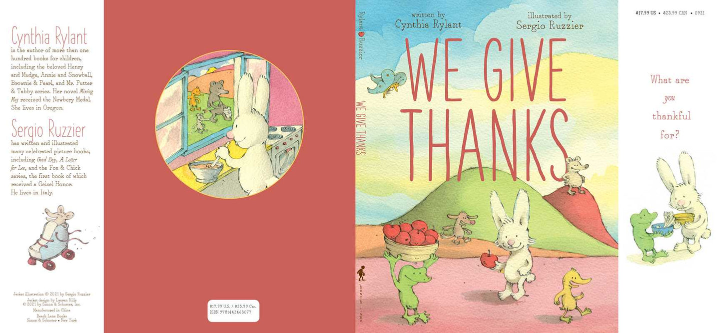 We Give Thanks by Cynthia Rylant