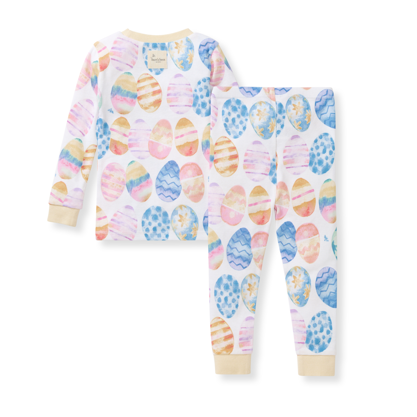 Easter Eggs Organic Cotton Two-Piece Pajamas