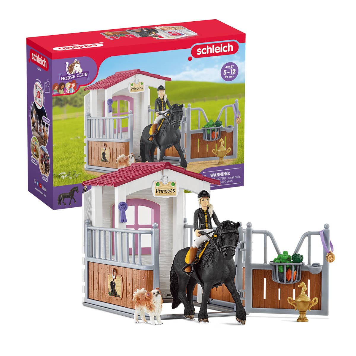 Horse Box With Horse Club Tori & Princess  Horse Toy Playset