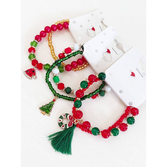 Christmas Theme Bracelet with Charm