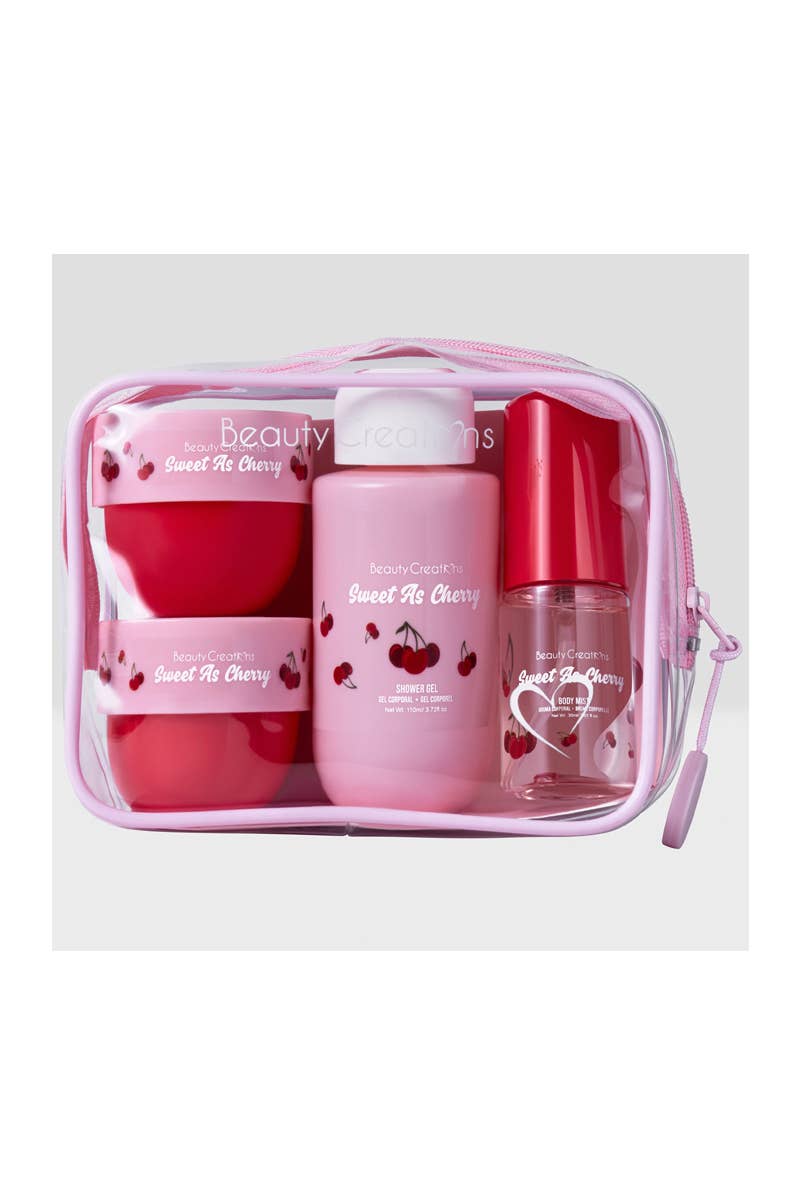 Beauty Creations SD-TB3 Cherry Travel Body Care Kit - 3