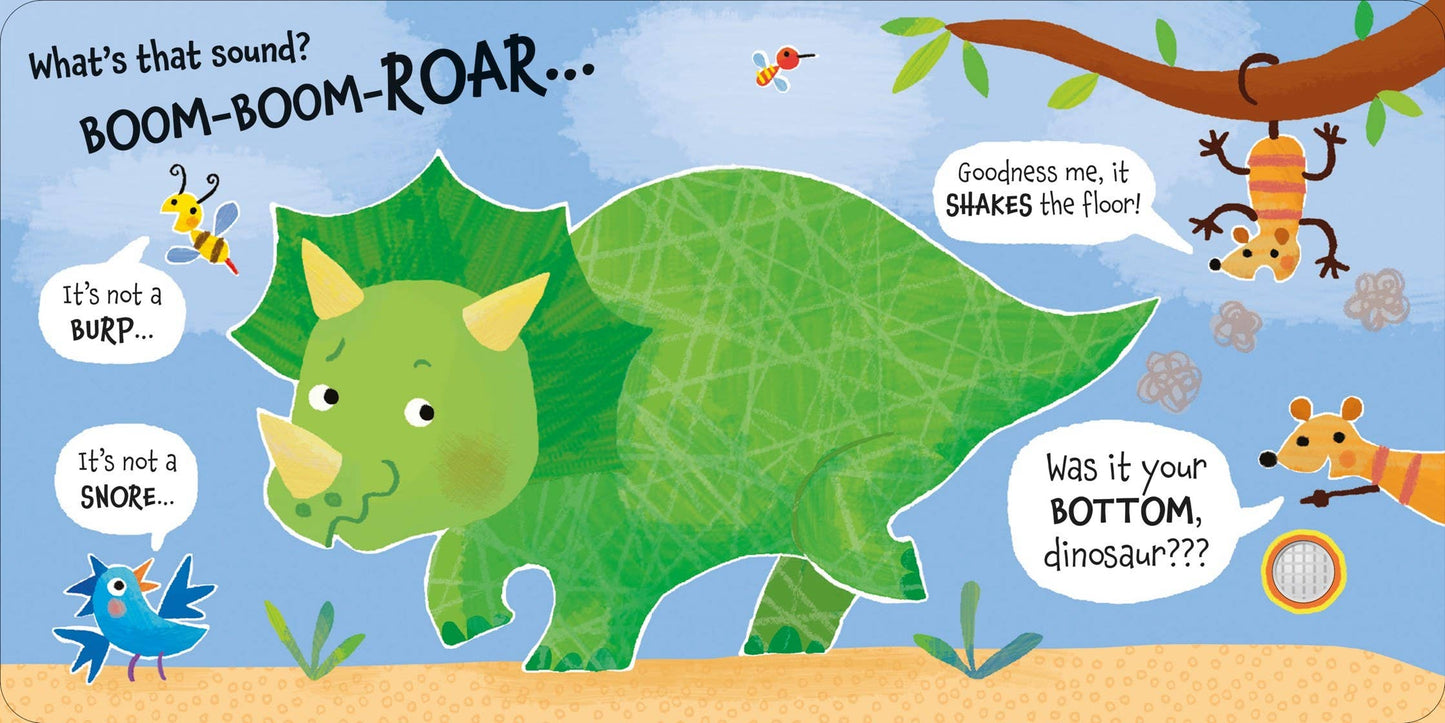 Was That Your Bottom, Dinosaur? sound book : Usborne