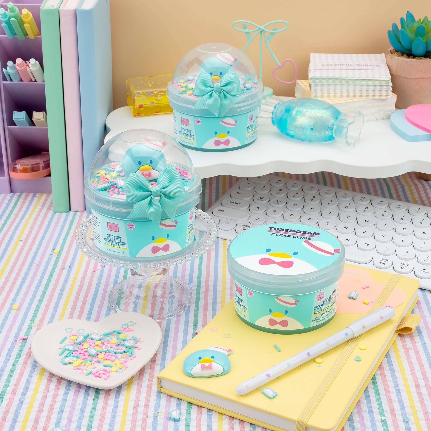 Tuxedosam™ Clear Slime (4pcs/case)