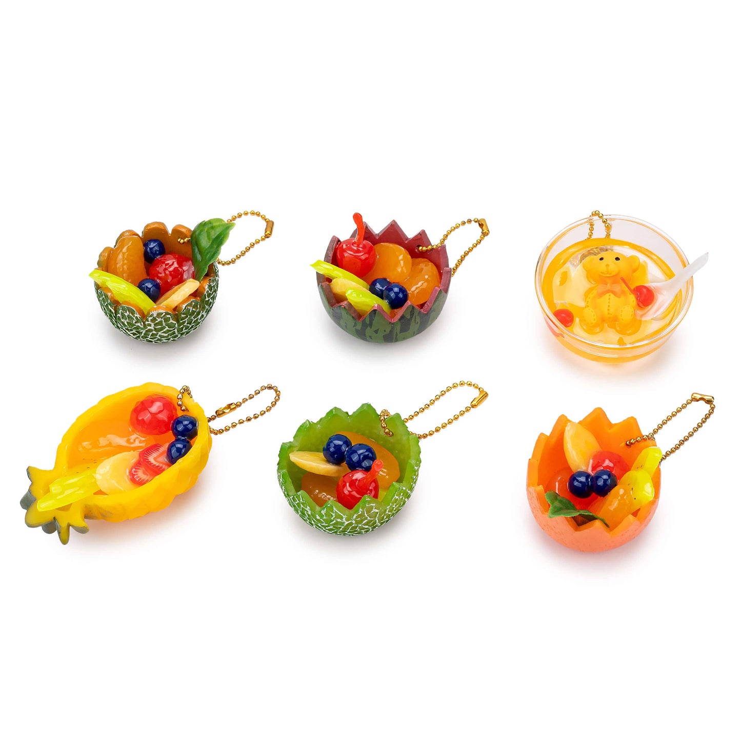 Jiggly Fruit Punch Bowl Capsule Toy