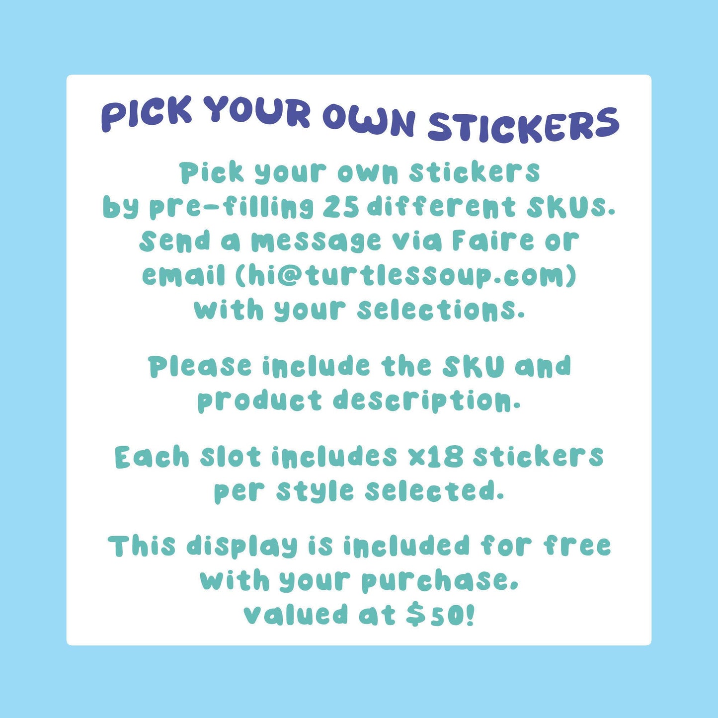 25 Pocket Wood Stadium Countertop Display for Vinyl Stickers