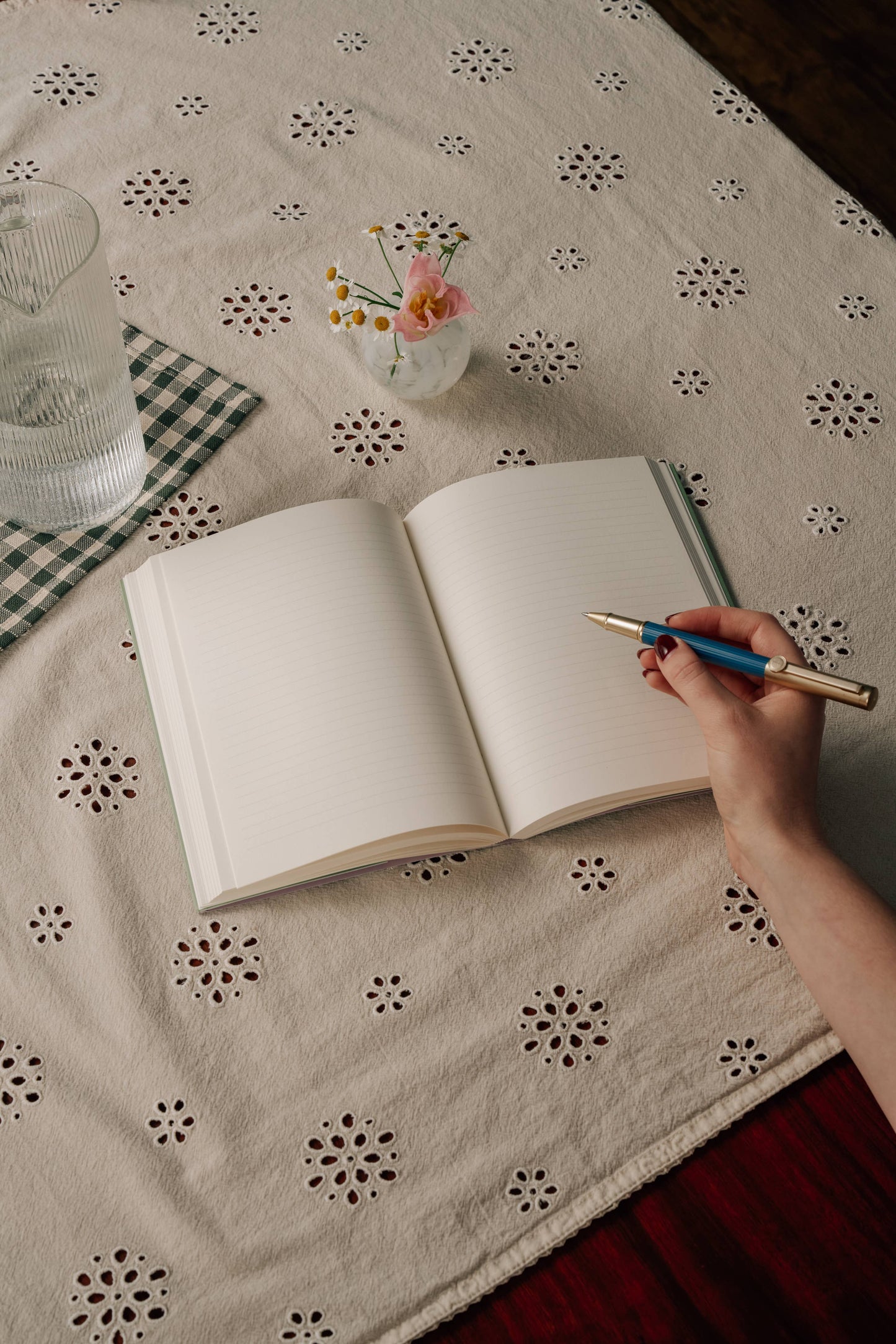 Lined Notebook, A5 Softcover - Begin Again