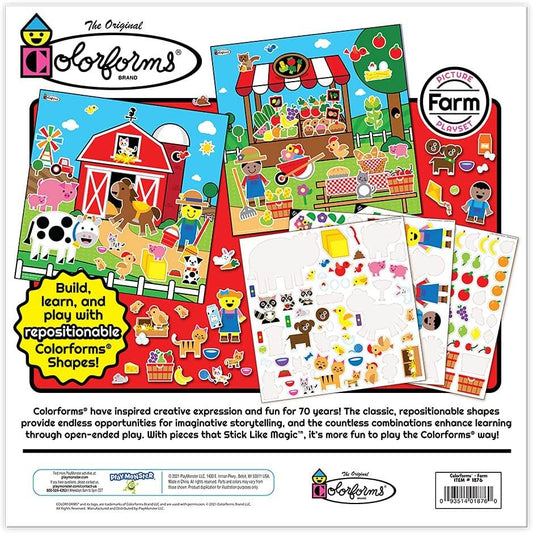 Colorforms Stickers for Kids – Sticker Book Farm Picture