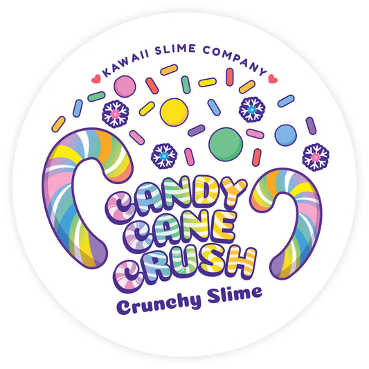 Candy Cane Crush Crunchy Slime (4pcs/case)