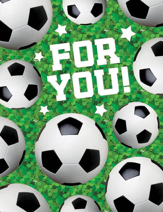 Soccer Foil Gift Enclosure