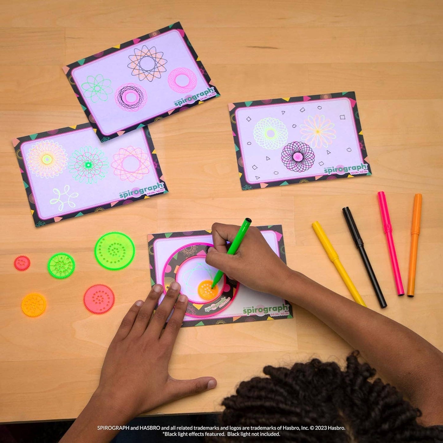 Spirograph - Neon - Art and Craft Kit for Kids
