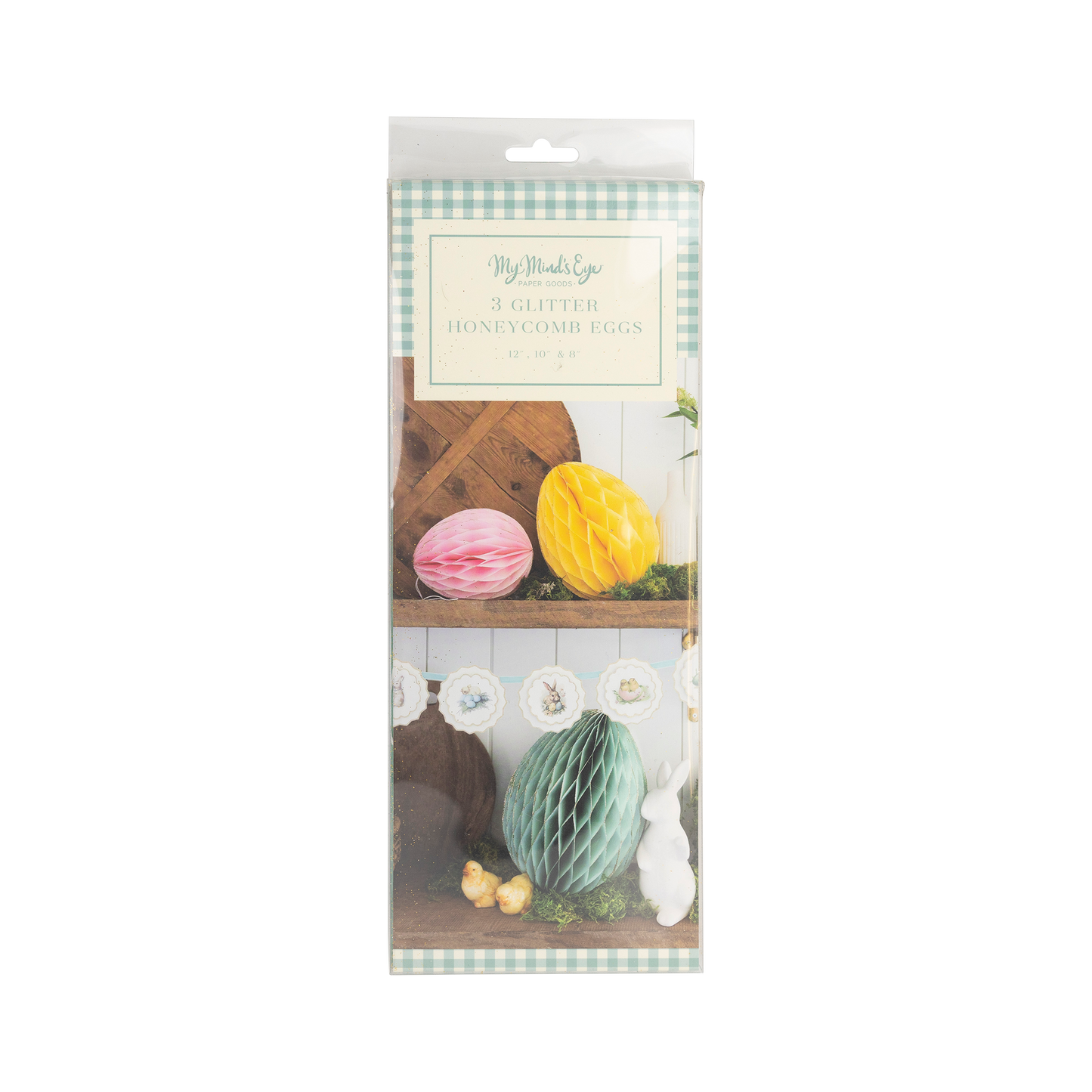 Vintage Easter honeycomb eggs
