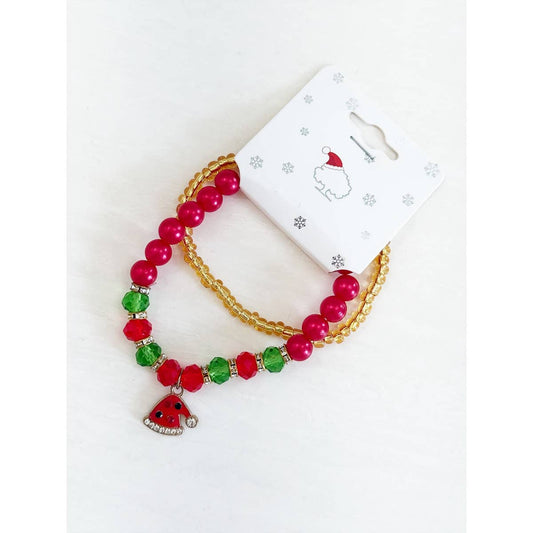 Christmas Theme Bracelet with Charm