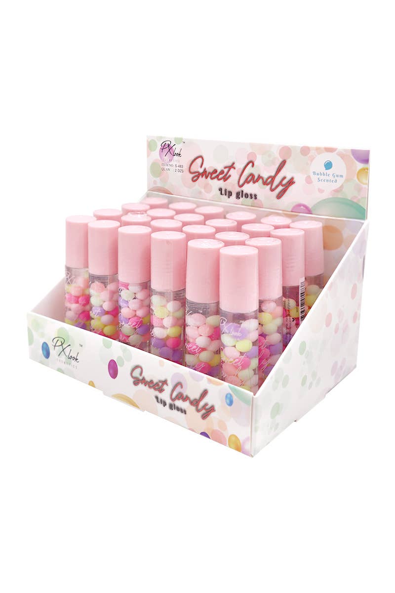 PxLook S-483 Sweet Candy Lip Gloss - 24pc