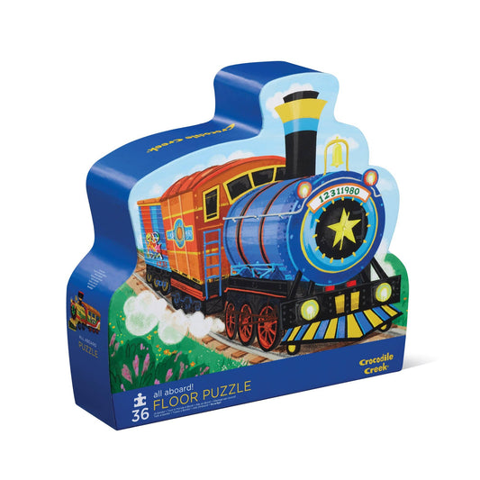 36-Piece Shaped Box Puzzle - All Aboard