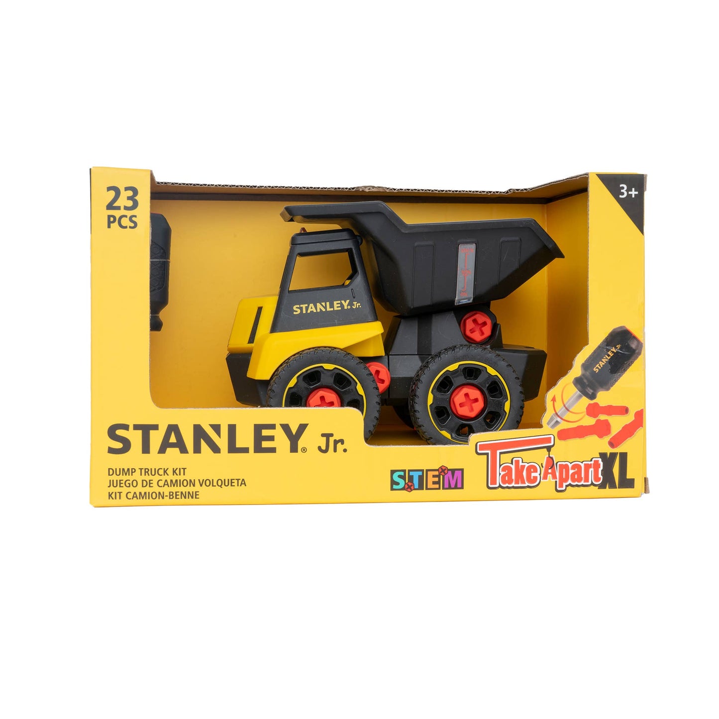 Red Toolbox Stanley Jr. Take Apart XL Dump Truck Kit