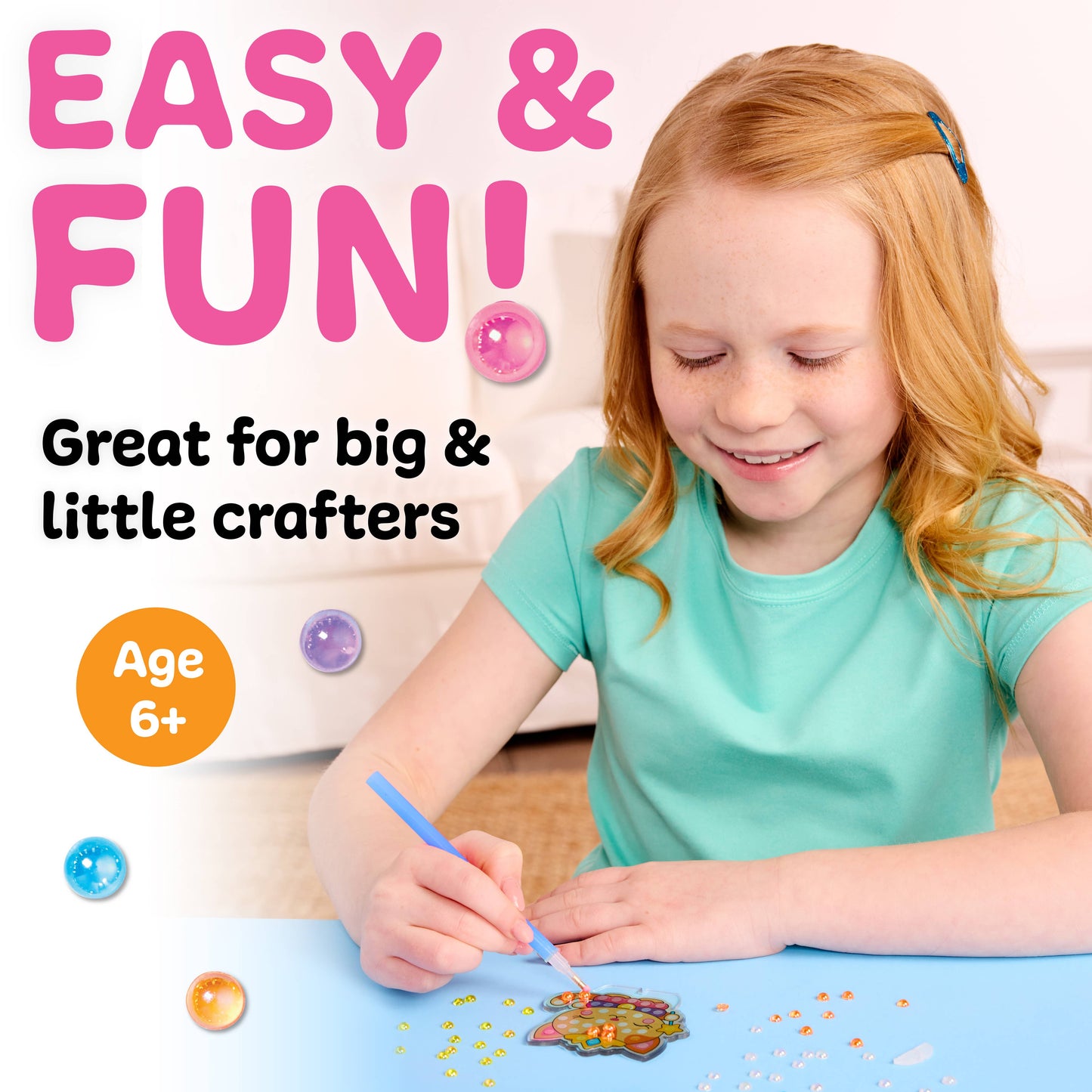 Bubble Gems Pearl Pals Disco Party Diamond Painting Kit