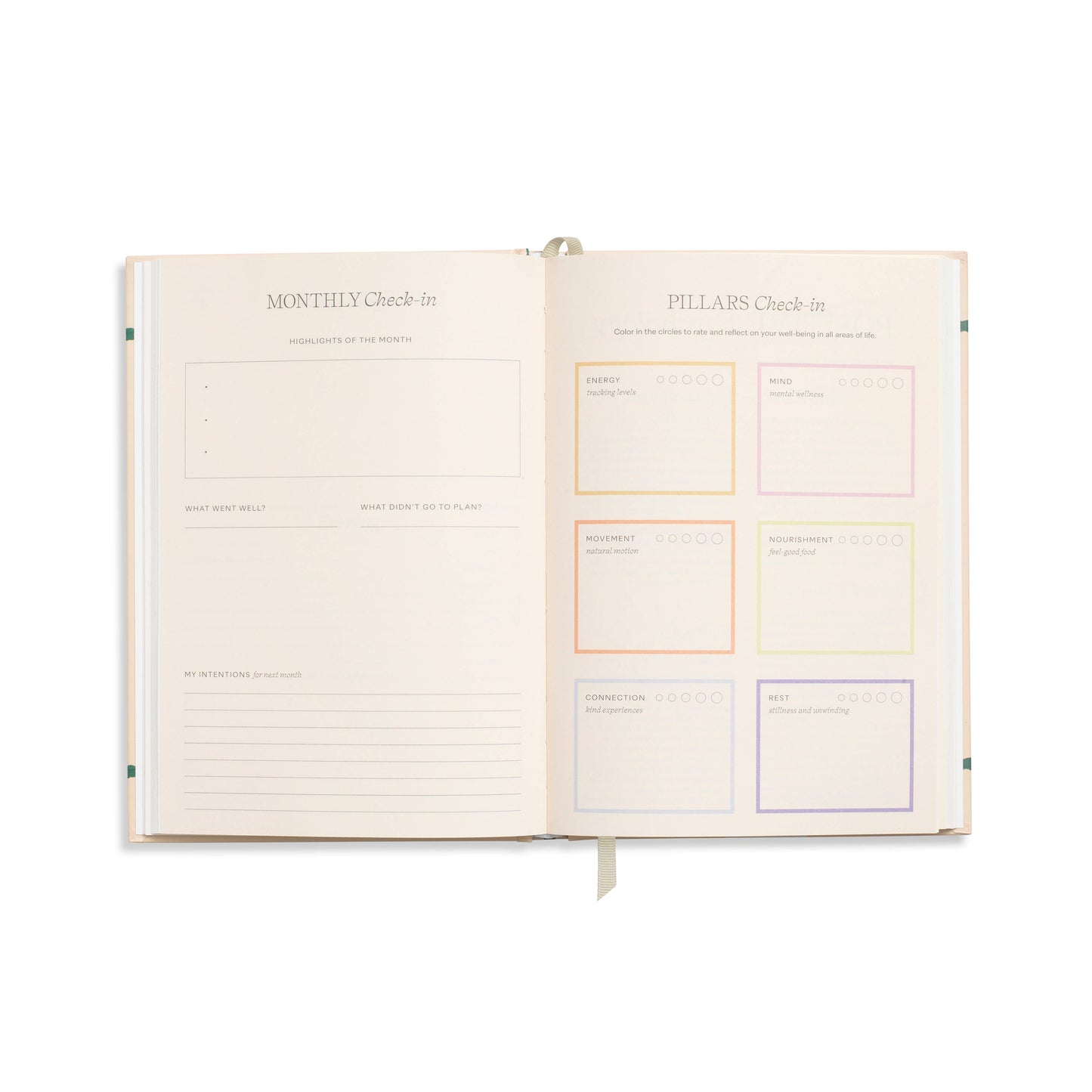 Guided Wellness Journal, Foiled, A5 Hardcover - Fairy Flies