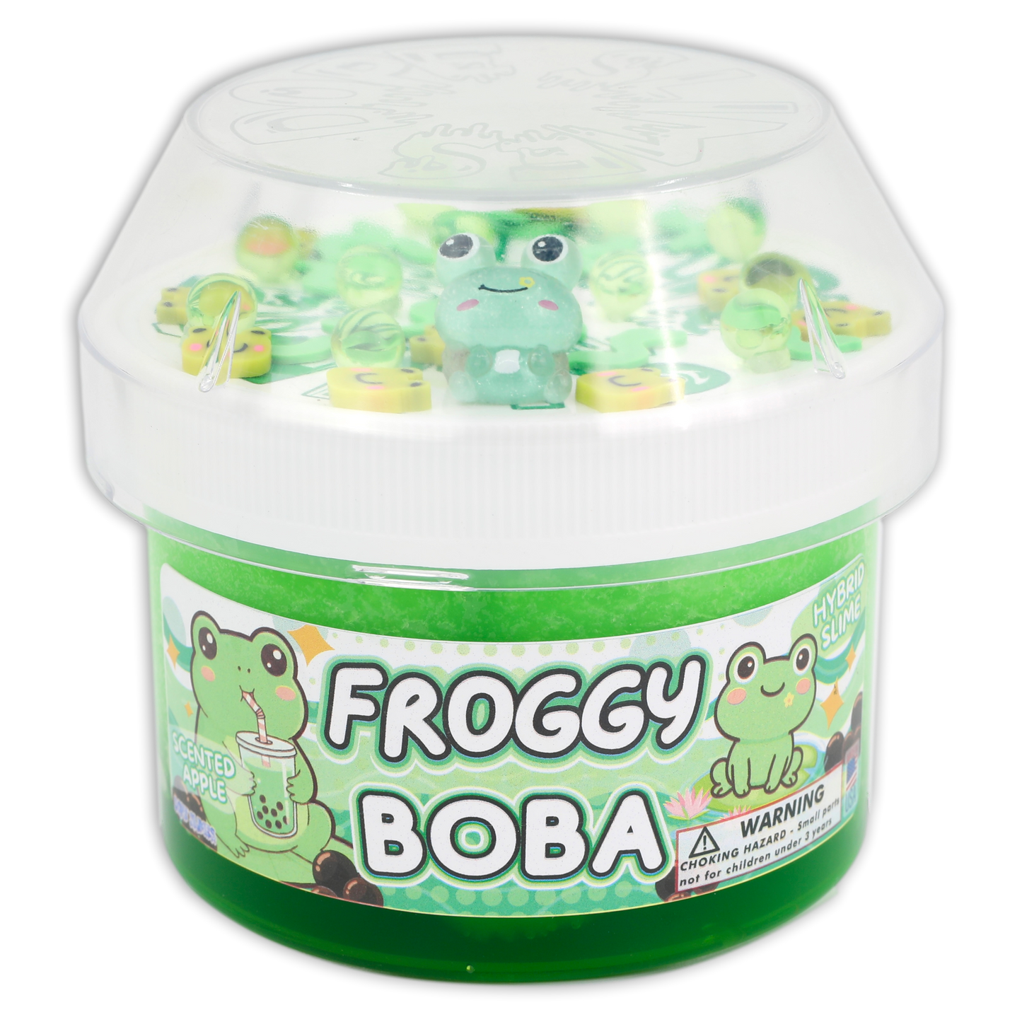 Froggy Boba - Hybrid Textured Slime