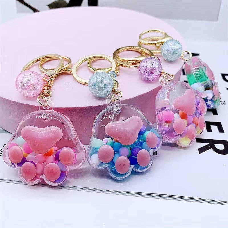 12097 Paw Floaty Key Charms