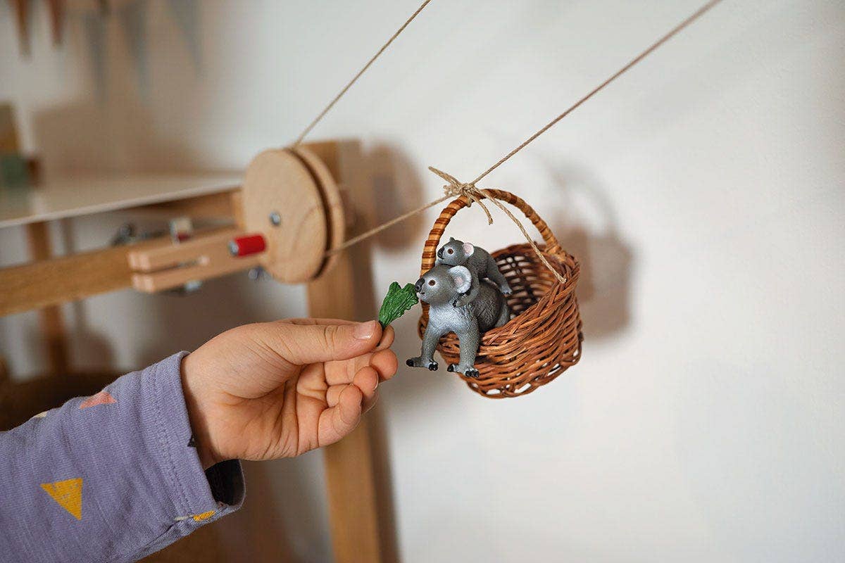 Koala Mother With Baby Wild Animals Playset