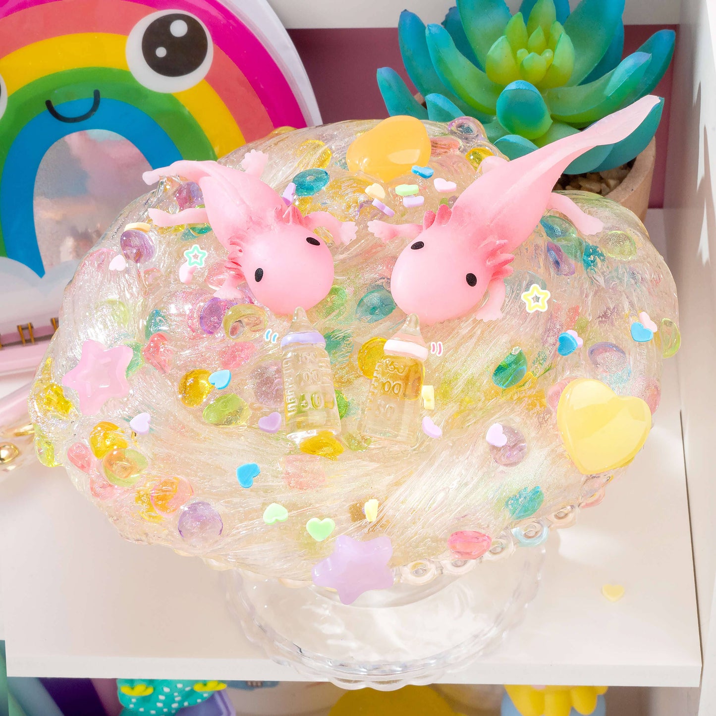 Baby Axolotl Clear Signature Dome™ Slime (4pcs/case)