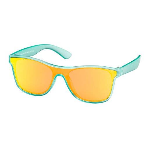 K6897 Kids - Pop Color Mirror Frames Kids Sunglasses