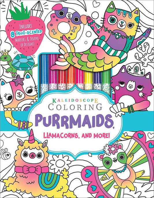 Kaleidoscope Coloring: Purrmaids, Llamacorns, and More! by Editors of Silver Dolphin Books