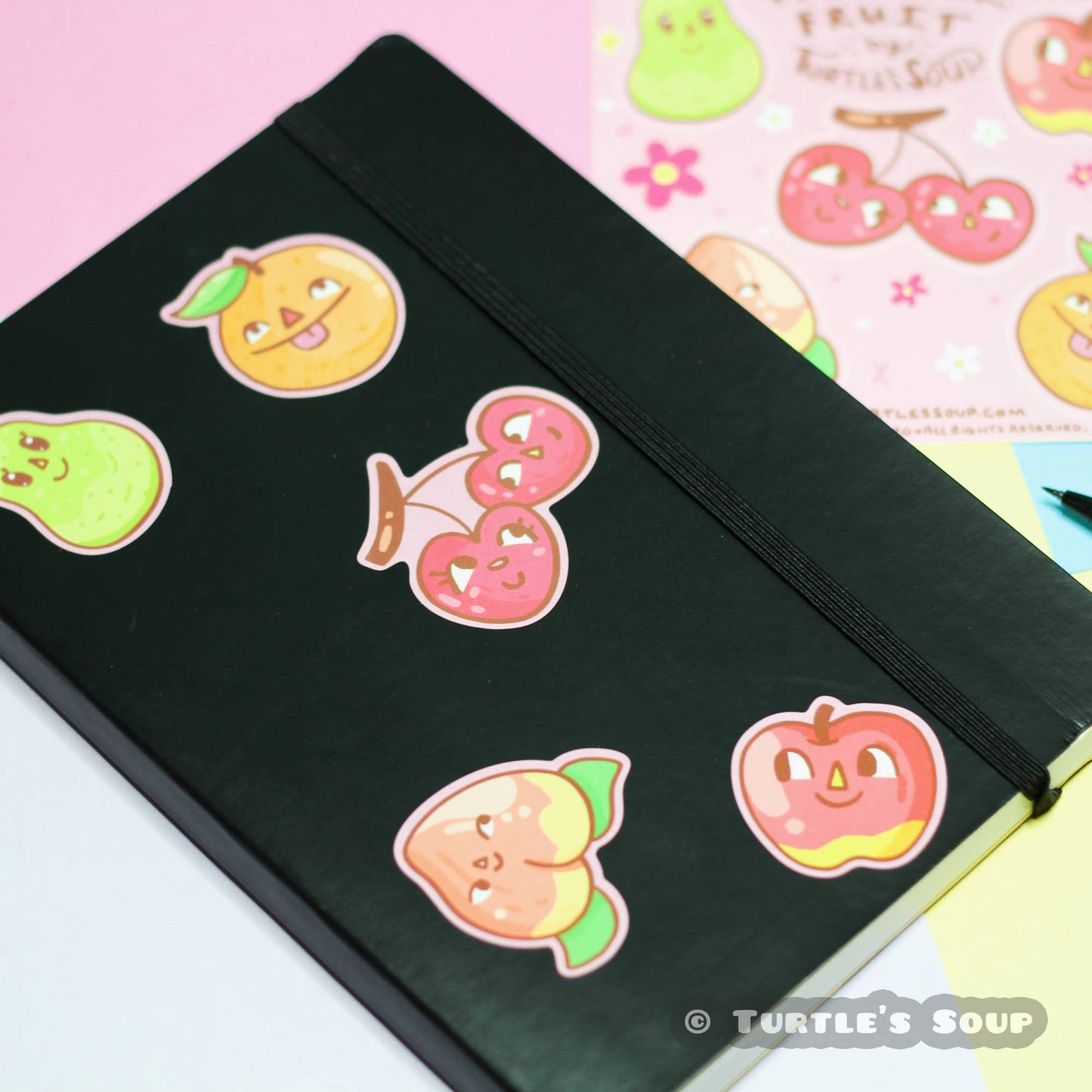 Villager Fruits Cute Christmas Gift Vinyl Sticker Sheet