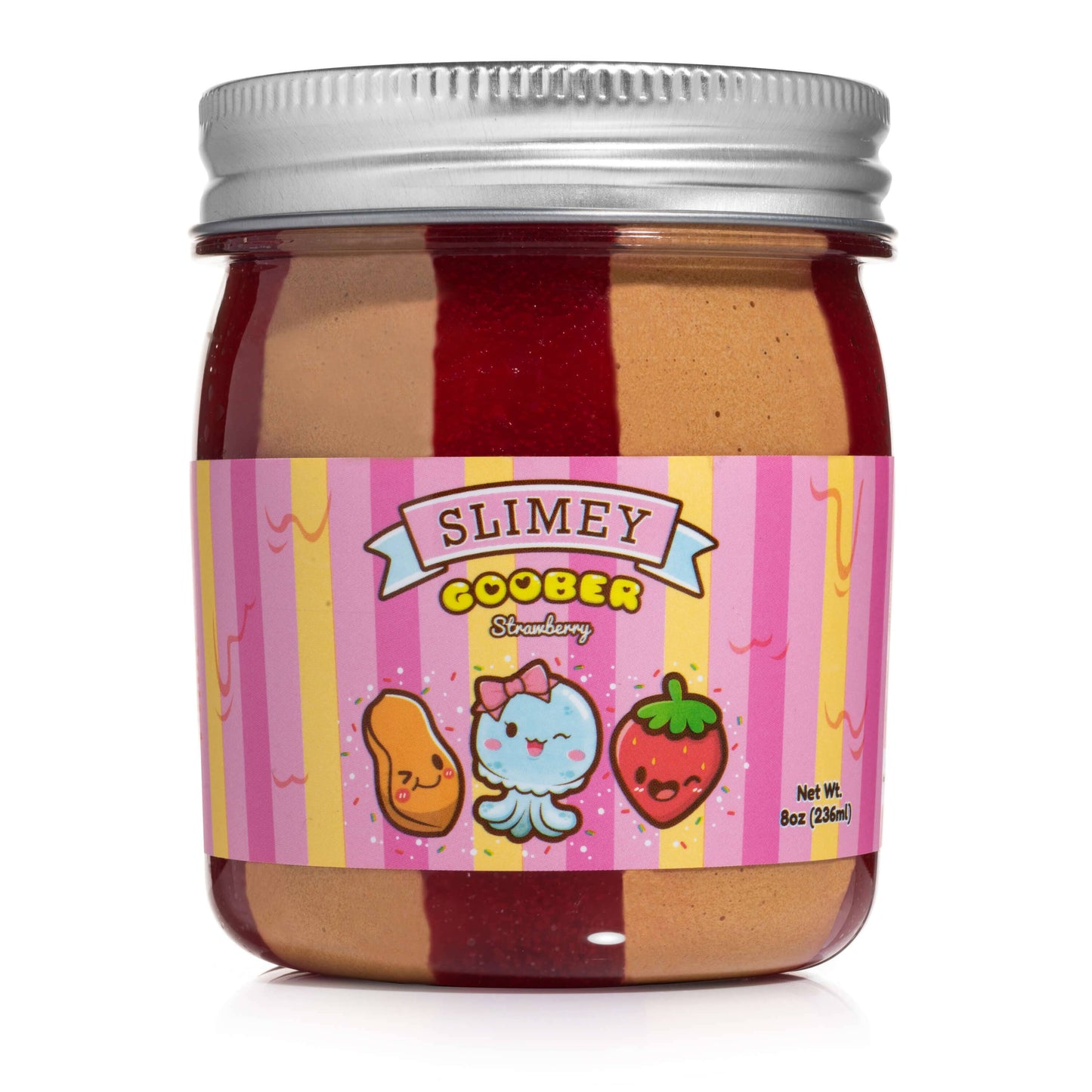 Slimey Goober Strawberry Cloud Creme Slime (5pcs/case)