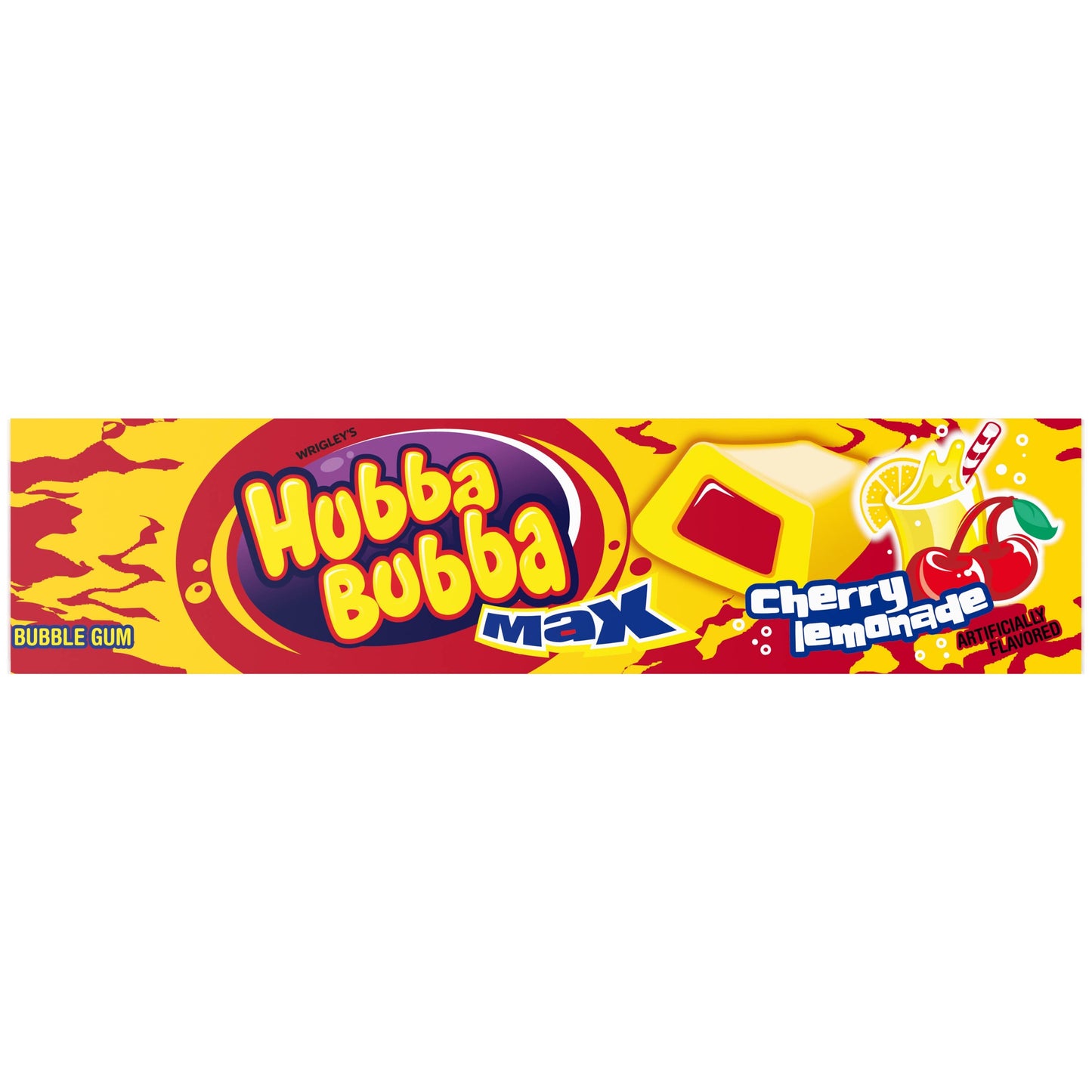 Hubba Bubba Max Cherry Lemonade Bubble Gum 18ct