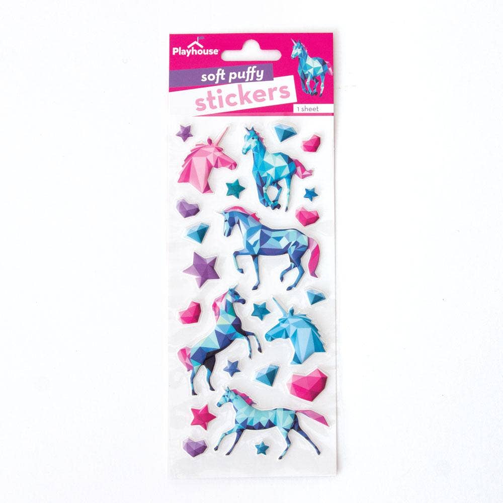 Unicorns Puffy Sticker