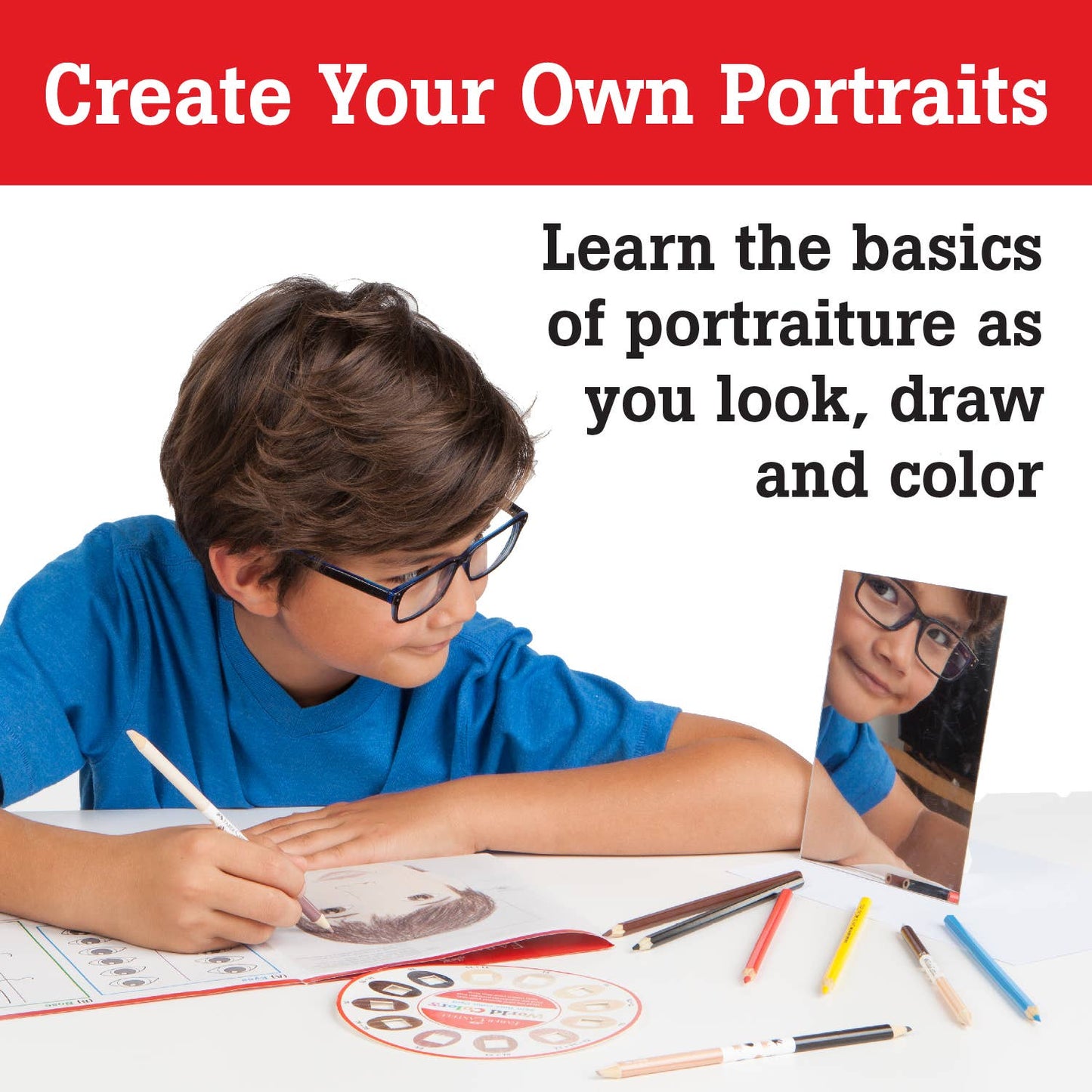 World Colors How to Draw Faces Art Set for Kids