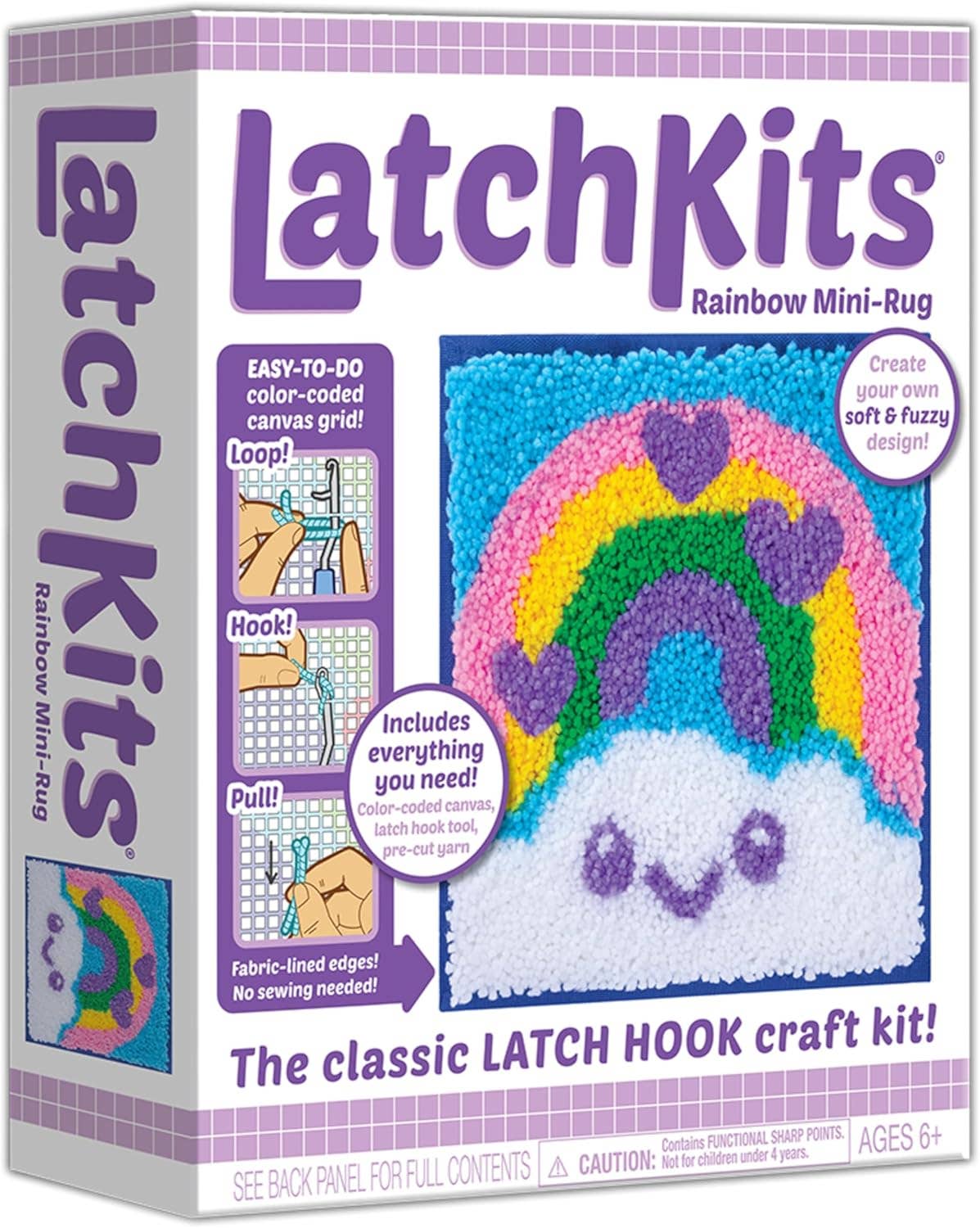 Latchkits Craft Kits - Rainbow - Kids Arts and Crafts