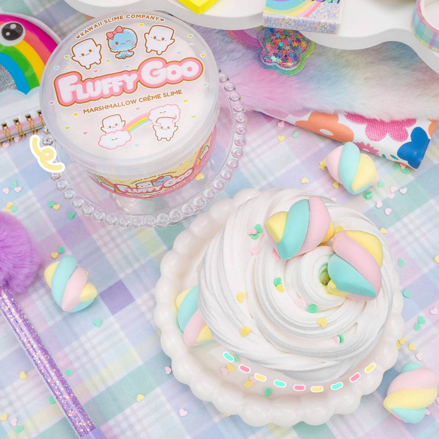 Fluffy Goo Classic Marshmallow Slime (4pcs/case)