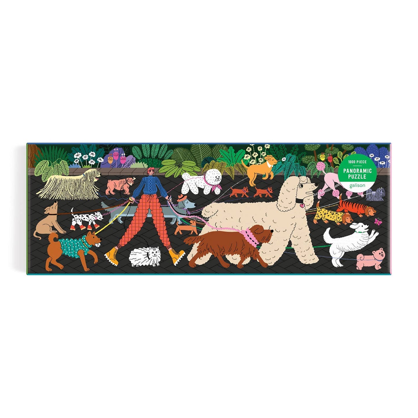 Dog Walk 1000 Piece Panoramic Puzzle