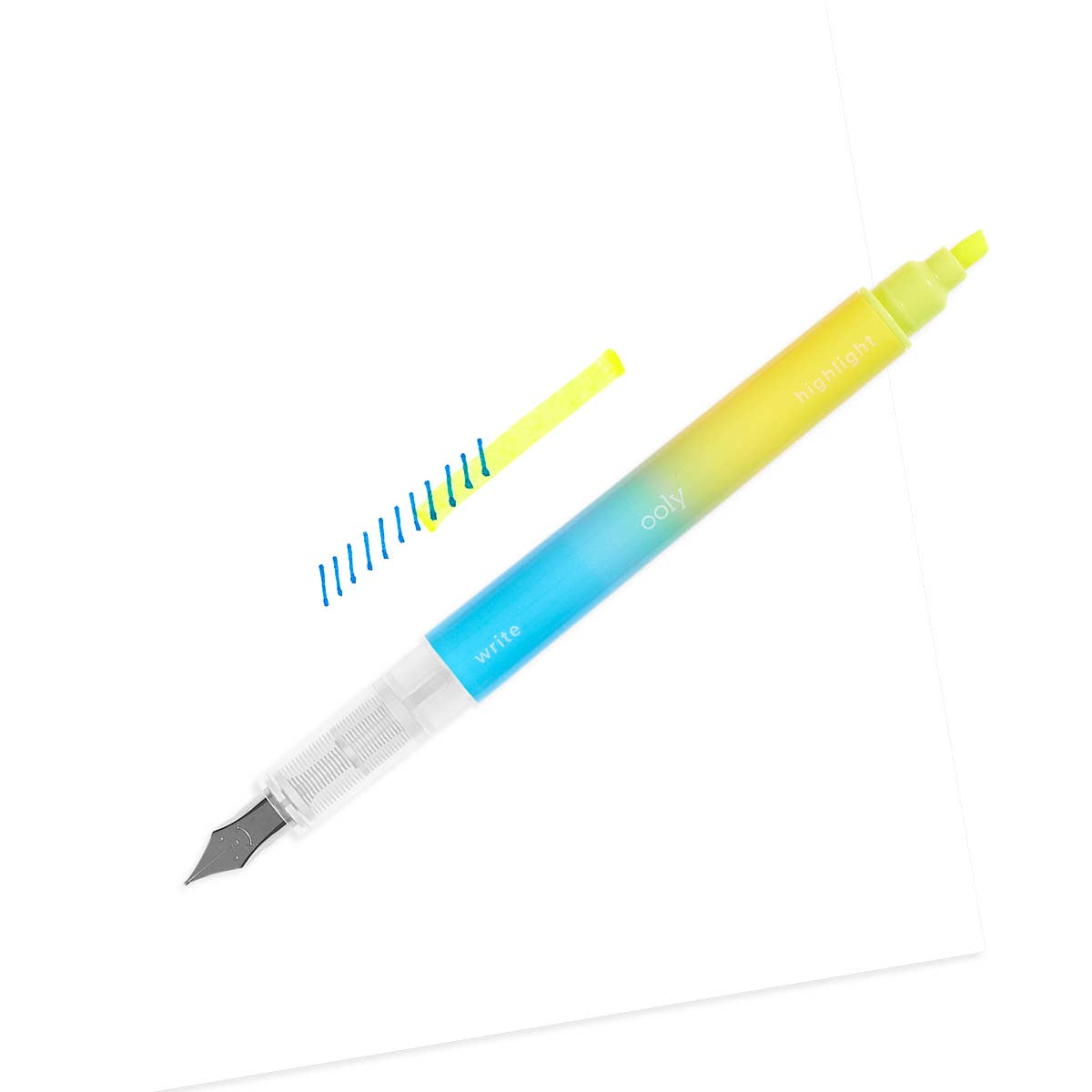Writer's Duo: Double-Ended Fountain Pens & Highlighters