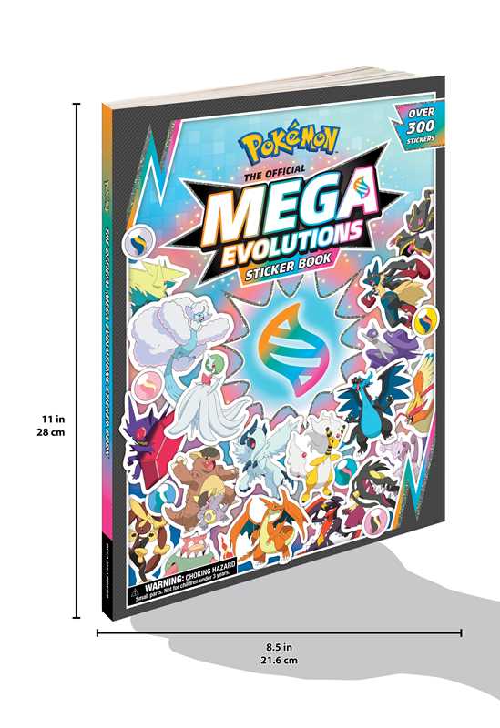 Mega Evolution Sticker Pokémon The Official Mega Evolutions Sticker Book by Pikachu Press ...